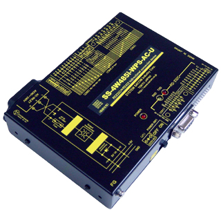 RS-232C⇔4線式RS-485変換器（AC90～240V仕様）【絶縁タイプ】【両側複数コネクタ搭載で多様な作業環境に対応】Dsub9P/端子台10P⇔Dsub15P/端子台10P/RJ45
