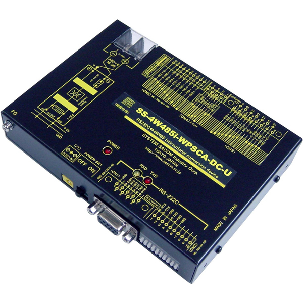 RS232C⇔4線式RS485変換器（DC10～32V仕様）【絶縁タイプ】【寒冷地対応広温度範囲-20℃～70℃】