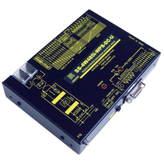 RS232C⇔4線式RS485変換器（DC10～32V仕様）【絶縁タイプ】 Dsub9P（メス/インチ）/端子台10P⇔Dsub15P（メス/インチ）/端子台10P/RJ45