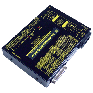 RS-232C⇔4線式RS-485変換器（AC90～240V仕様） Dsub9P（メス/インチ）/端子台10P⇔Dsub15P（メス/インチ）/端子台10P/RJ45