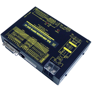 RS-232C⇔4線式RS-485変換器（DC10～32V仕様） Dsub9P（メス/インチ）/端子台10P⇔Dsub15P（メス/インチ）/端子台10P/RJ45