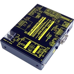 LAN⇔TTL&RS232C&422&2線485変換器(DC10-32V仕様) RJ45⇔Dsub9ピン(オス/インチ)端子台10P(スクリューレス)/Dsub9ピン(メス/インチ)