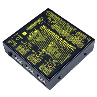 3ch入力⇒LAN/RS422変換器（ACアダプタ仕様）【絶縁タイプ】 3ch長距離I/O転送システム[Inputタイプ]