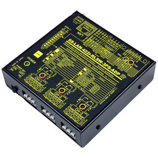 LAN/RS422リレースイッチユニット【絶縁タイプ】（ACアダプタ仕様）【独立3ch】【abc接点X3ch】 3ch長距離I/O転送システム[Outputタイプ]