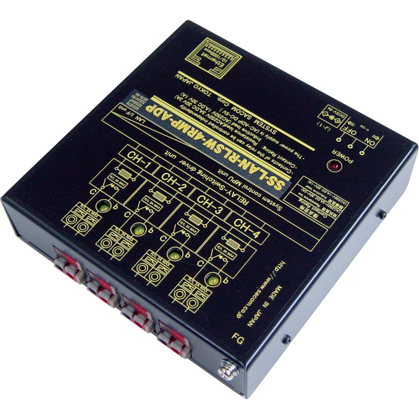 LANリレースイッチユニット（ACアダプタ仕様）【独立4ch】［メイク（a）接点x4］