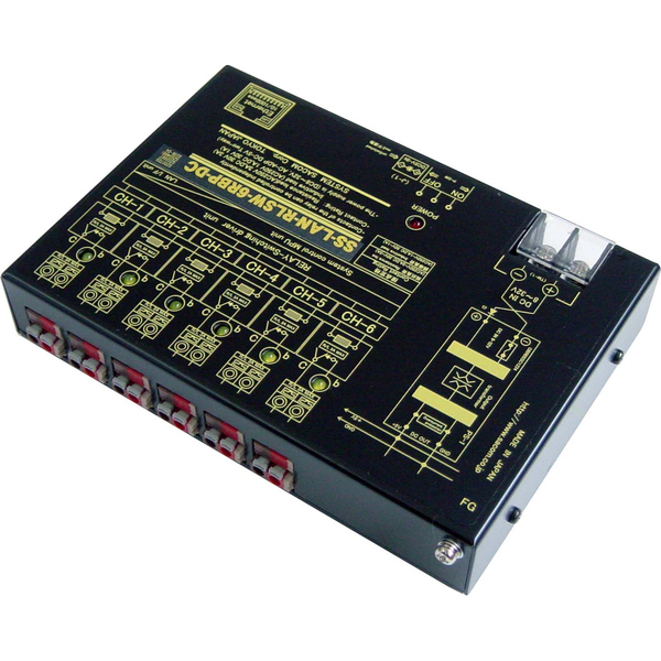 LANリレースイッチユニット（DC10-32V仕様）【独立6ch】［ブレーク（b）接点x6］