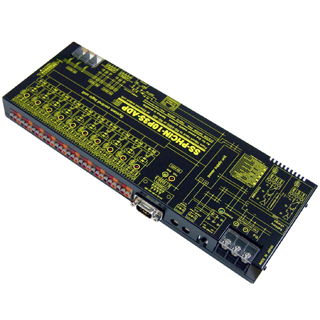 10ch入力⇒LAN/RS232C/RS485変換器（ACアダプタ仕様）10ch長距離I/O転送システム［Inputタイプ〕
