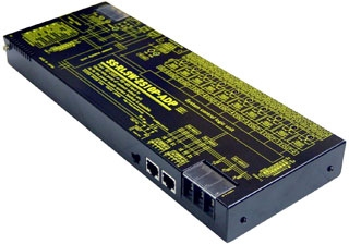RS232C/RS485リレースイッチユニット（ACアダプタ仕様）【独立10ch】【abc接点x10ch】10ch長距離I/O転送システム〔Outputタイプ］