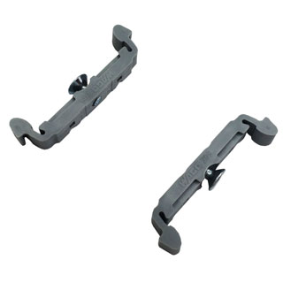 DINレールアダプタ付属L型取付金具 KSシリーズ取付金具 L型・2枚1組・ビス4本・DINレールアダプタ2個