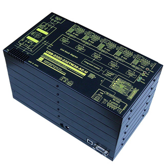 USB（VCOM）/RS232C1：30分配⇔30：1統合器【絶縁タイプ】（AC90-250V仕様）【5ポート単位で増設可能】USB/Dsub9P（メス/インチ）⇔Dsub9P（オス/インチ）X30