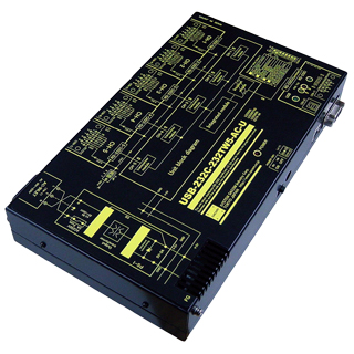 USB（VCOM）/RS232C1：5分配⇔5：1統合器【絶縁タイプ】（AC90-250V仕様）【5ポート単位で増設可能】USB/Dsub9P（メス/インチ）⇔Dsub9P（オス/インチ）X5
