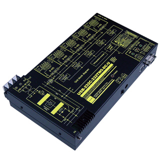 USB（VCOM）/RS232C1：5分配⇔5：1統合器【絶縁タイプ】（DC10-32V仕様）【5ポート単位で増設可能】USB/Dsub9P（メス/インチ）⇔Dsub9P（オス/インチ）X5