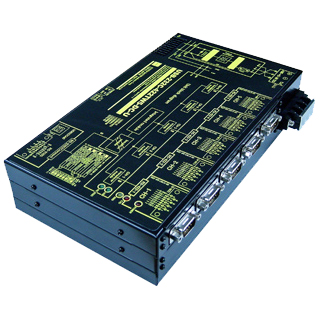 USB（VCOM）/RS232C⇔RS422変換1：5分配⇔5：1統合器【絶縁タイプ】（DC10-32V仕様）【5ポート単位で増設可能】USB/Dsub9P（メス/インチ）⇔Dsub9P（オス/インチ）X5