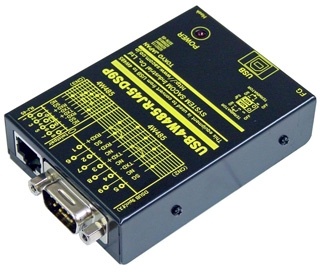 USB（VCOM）⇔4線式RS485変換器（USBバスパワー仕様）【接続が容易で結線ミスもないDsub9ピンコネクタ】 USB⇔RJ45/Dsub9P（オス/インチ）