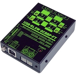 USBリレースイッチユニット［スイッチON/OFF］（USBバスパワー仕様）【同時動作2ch】［ブレーク（b）接点x2ch］（お試しアプリケーションタイマーくん対応）