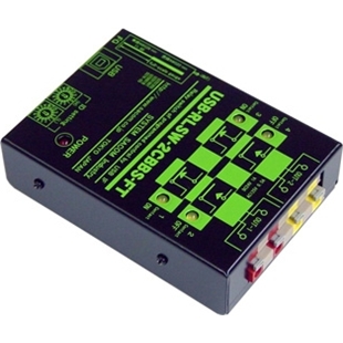 USBリレースイッチユニット（シグナルON/OFF）（USBバスパワー仕様）【同時動作2ch】［ブレーク（b）接点x2ch］（お試しアプリケーションタイマーくん対応）