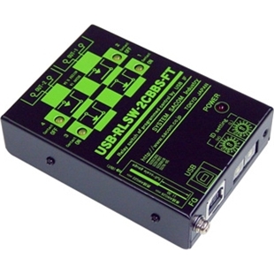 USBリレースイッチユニット（シグナルON/OFF）（USBバスパワー仕様）【同時動作2ch】［ブレーク（b）接点x2ch］（お試しアプリケーションタイマーくん対応）