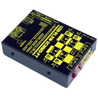 USBリレースイッチユニット（シグナルON/OFF）（USBバスパワー仕様）【同時動作2ch】【メイク（a）接点x2ch】（お試しアプリケーションタイマーくん対応）