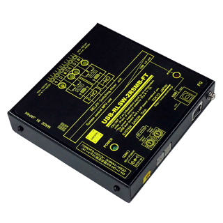 USBリレースイッチユニット（USBバスパワー/ACアダプタ仕様）【独立2ch】[abc接点x2ch]