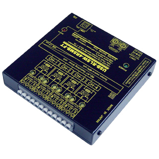 USBリレースイッチユニット（USBバスパワー/ACアダプタ仕様）【独立4ch】[abc接点x4ch]