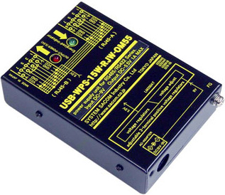 RJ45中継+5.5v電源ユニット