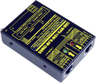 RJ45中継+5.5v電源ユニット