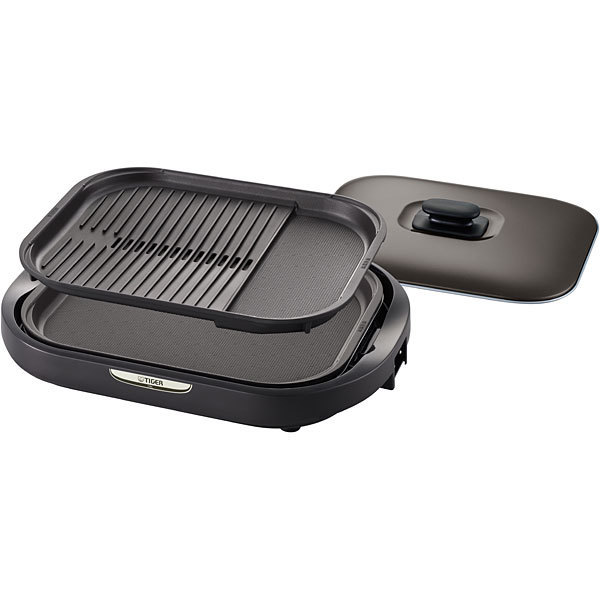 ホットプレート <モウいちまい> プレート2枚タイプ ブラウン