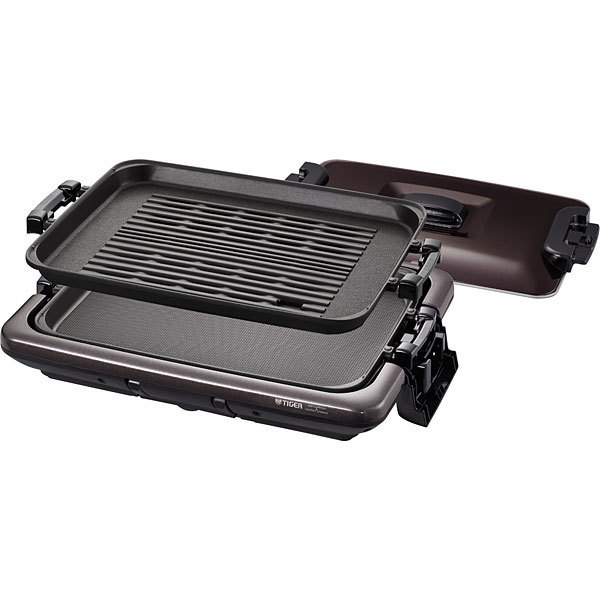 ホットプレート <モウいちまい> プレート2枚タイプ ブラウン