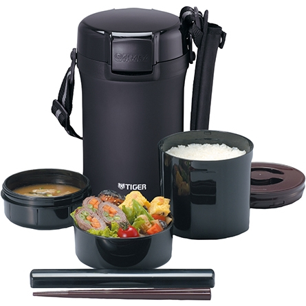 ステンレスランチジャー 茶碗約4杯分（1.8合） マットブラック