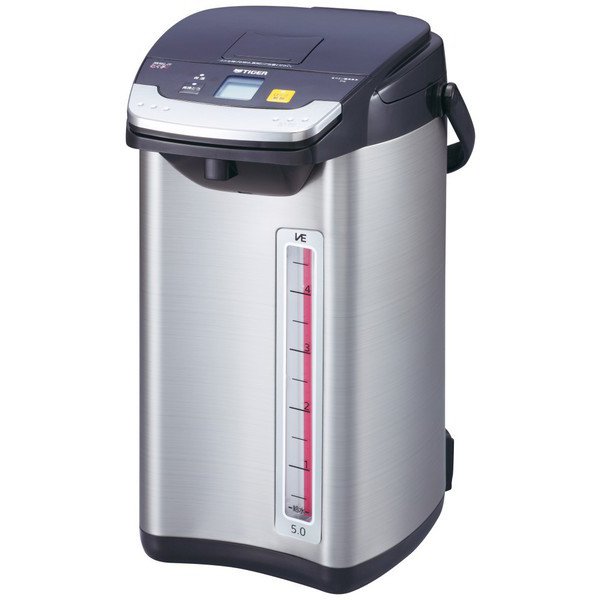 蒸気レスVE電気まほうびん <とく子さん> 5.0L ブラック