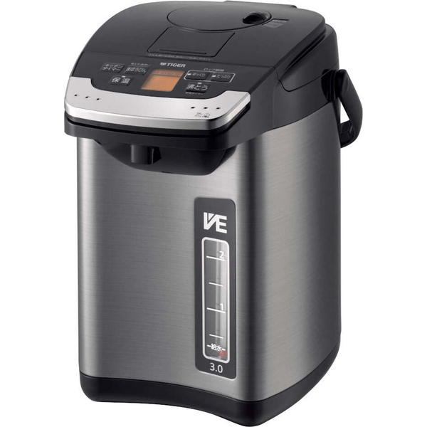 蒸気レスVE電気まほうびん <とく子さん> 3.0L ブラック