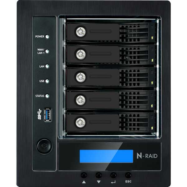 N-RAID 5820M 10.0TB スペアドライブ付属5年オンサイト保証