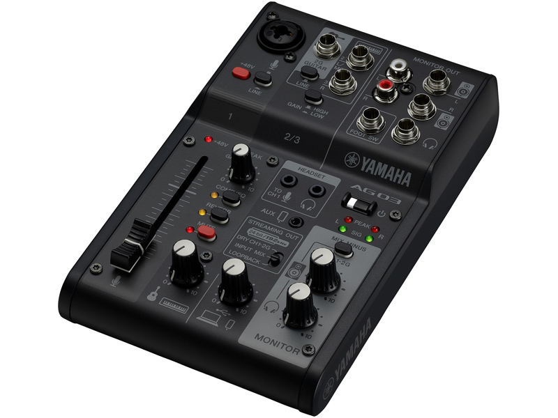 ミキシングコンソール AG03MK2 ブラック