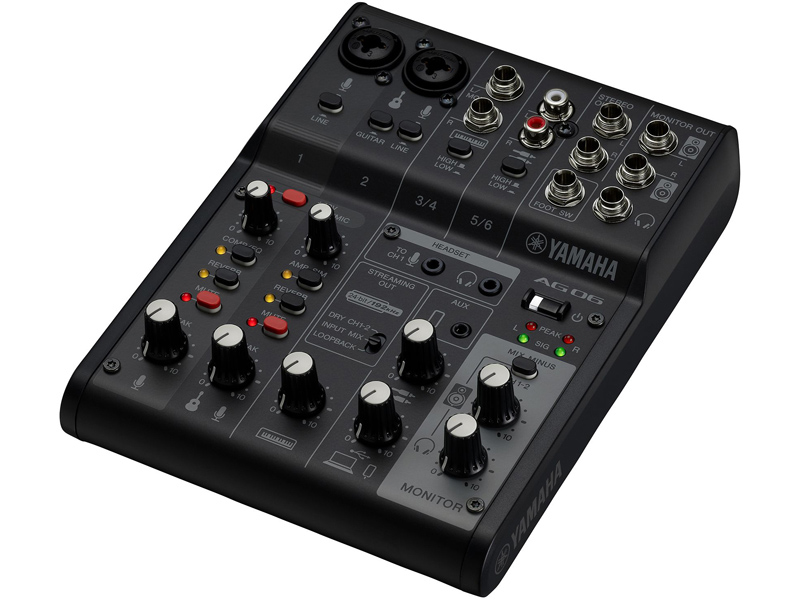 ミキシングコンソール AG06MK2 ブラック