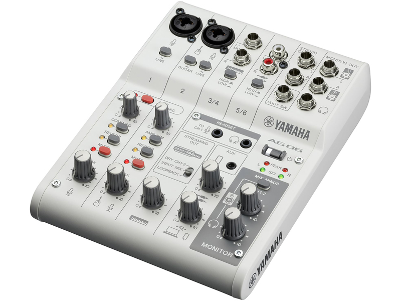 ミキシングコンソール AG06MK2 ホワイト