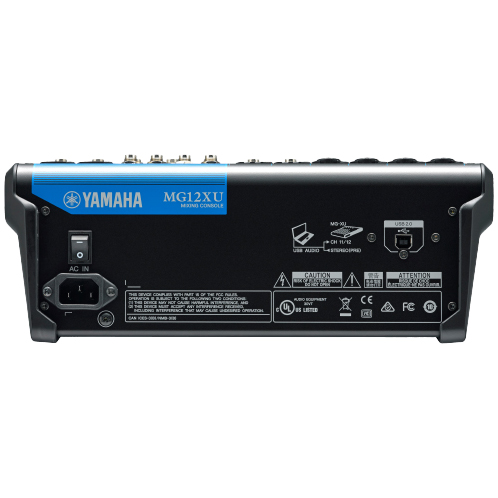 12チャンネルミキシングコンソール、SPXデジタルエフェクト24種搭載、USB I/F機能付属