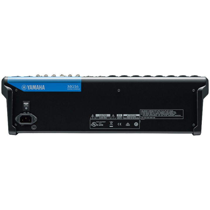 16チャンネルミキシングコンソール