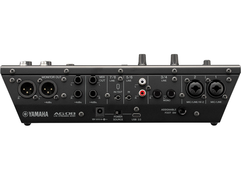 ミキシングコンソール AG08 ブラック