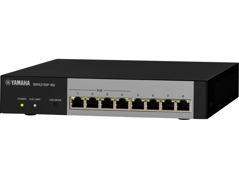 シンプルL2スイッチ 8ポート PoE給電対応
