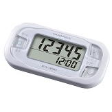 万歩計 ポケット万歩 らくらくまんぽ （ホワイト）