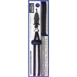 丸紐ネックストラップ-ブラック