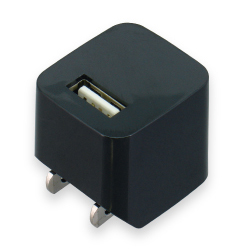 USBコンセントチャージャー 1A ブラック