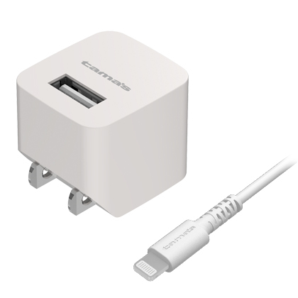 Lightningコンセントチャージャーセット1A ホワイト