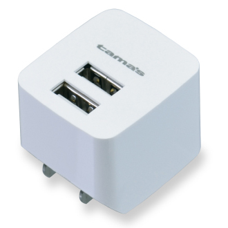 AC DEチャージ 2.4A 2ポート SmartIC ホワイト