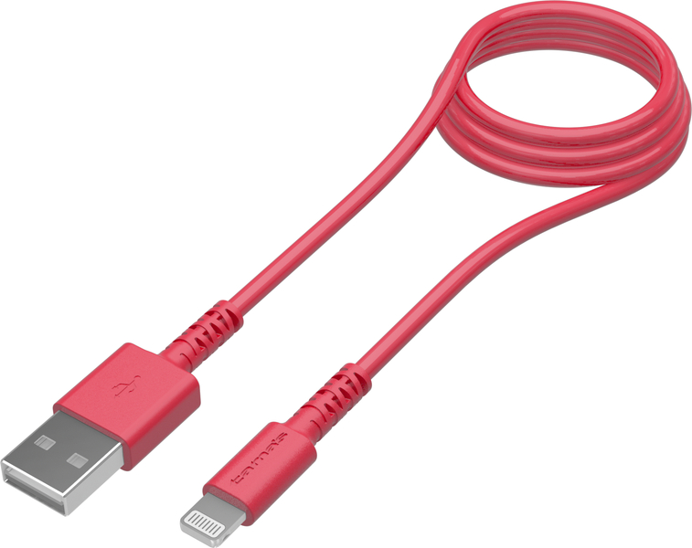 Lightningケーブル 1.0m レッド