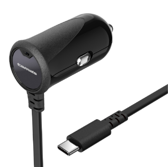 Type-C カーチャージャー 3A ブラック