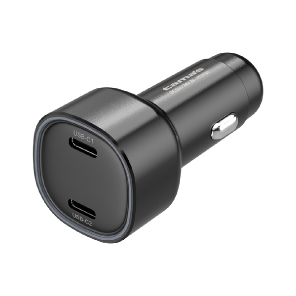 PD30W カーチャージャー USB-C×2 ブラック