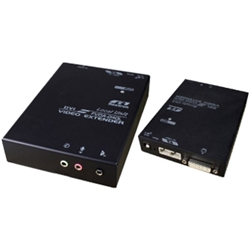 光ファイバーDVIエクステンダー（with Audio）