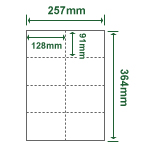 エコクリスタル耐水紙 B4（ミシン目 B7） 250枚入り