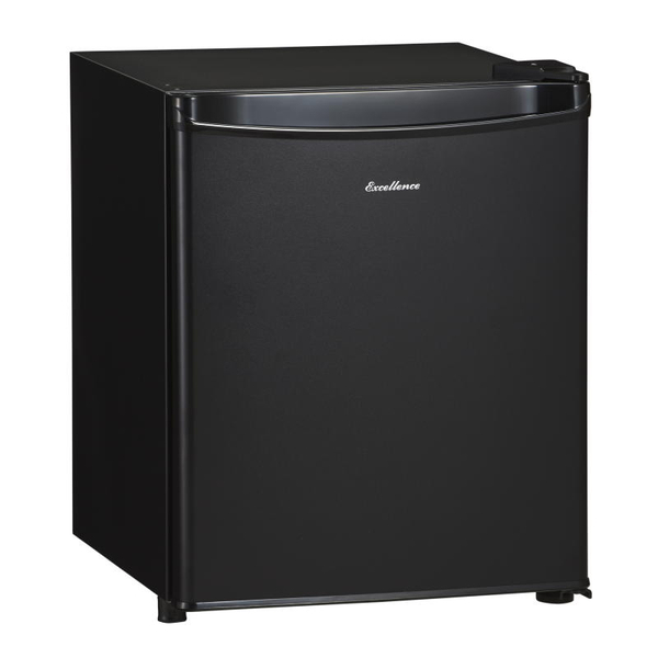 冷蔵庫 小型 24L 1ドア 右開き 直冷式 ブラック